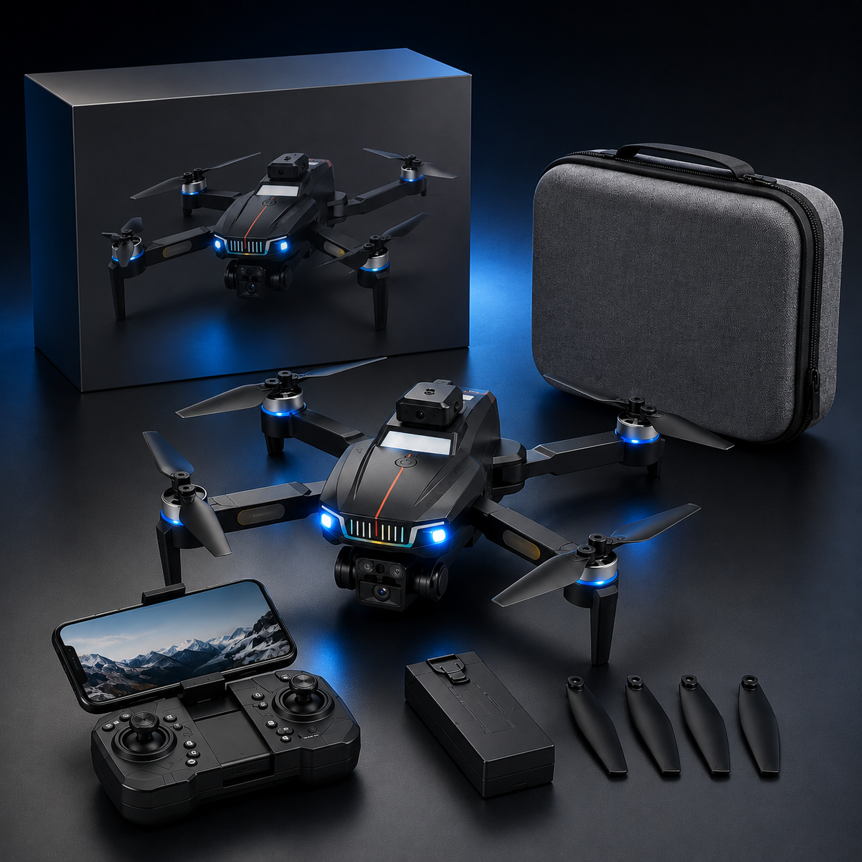 J6 Pro Drone Brushless Motors HD Camera