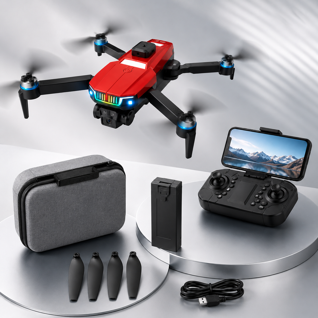 J6 Pro Drone Brushless Motors HD Camera
